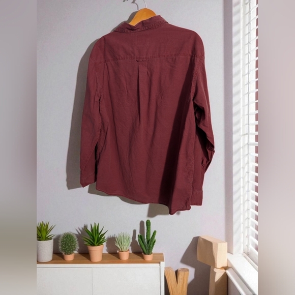 Red Head Brand Co. Men's Burgundy Button-Up Shirt Size Large (EUC) - Picture 8 of 11